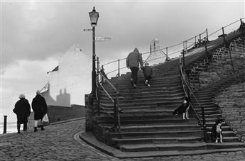 GEORGE A. TICE (1938- ) Sycamore Tree, Paterson, New Jersey * Stairway to Whitby Abbey, Yorkshire.